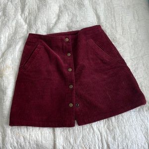 Corduroy skirt